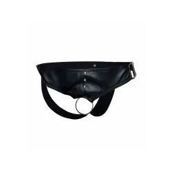 MOB Eroticwear Jockstrap Cockring DNGEON Noir